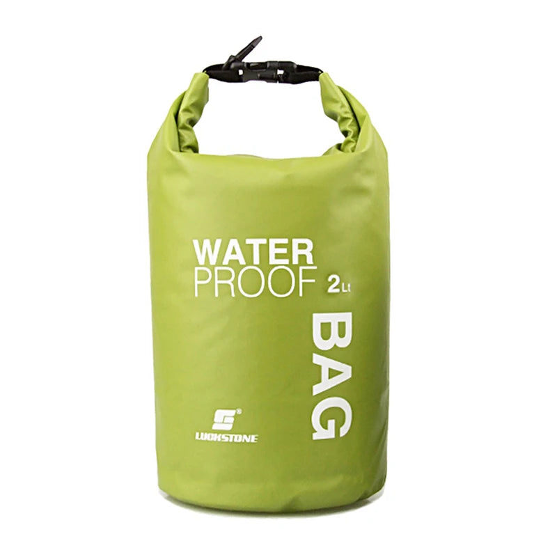 Portable 2L Waterproof Storage Bag for Outdoor Canoe Kayak Rafting Camping Climbing Hike Newest 4 Colors